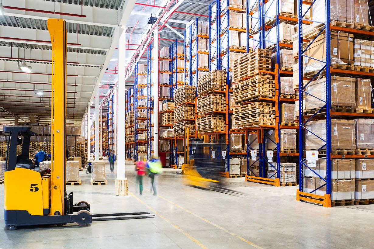 Forklift Speeding By